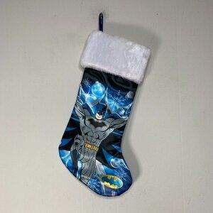 DC Comics Batman Graphic Christmas Stocking 17.5" x 9.5" Holiday Seasonal Decor